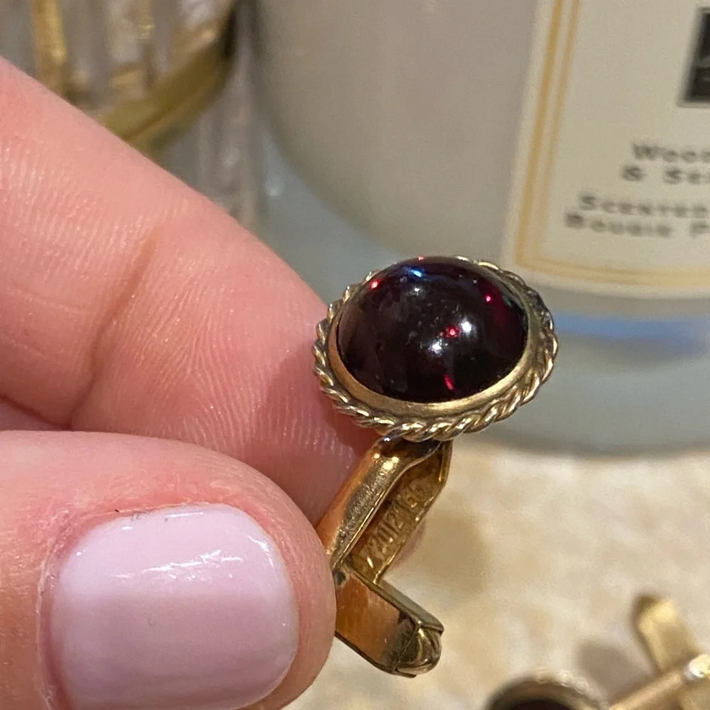 Men’s 12K gold filled vintage estate sale cufflinks